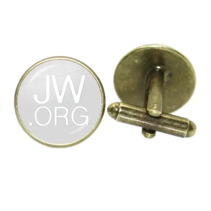Nouveauté JW.ORG boutons de manchette Steampunk témoins de jéhovah dôme en verre poignets bijoux cadeaux faits à la main