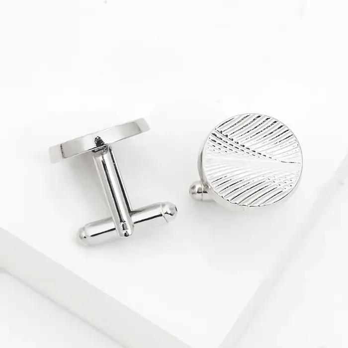 Lèvent de manchette ronds délicats pour hommes et garçons, boutons de manchette en cristal violet, c