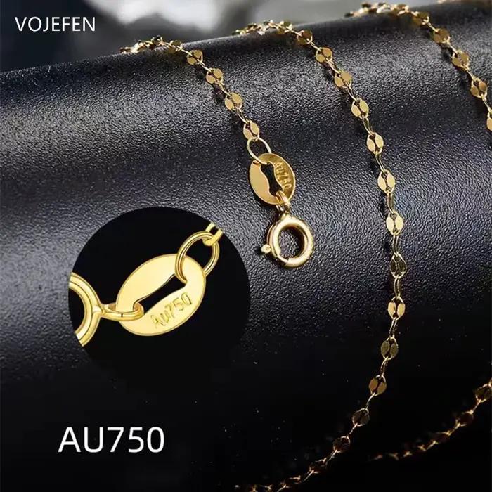 Collier VOJEFEN AU750 en or pur 18 carats