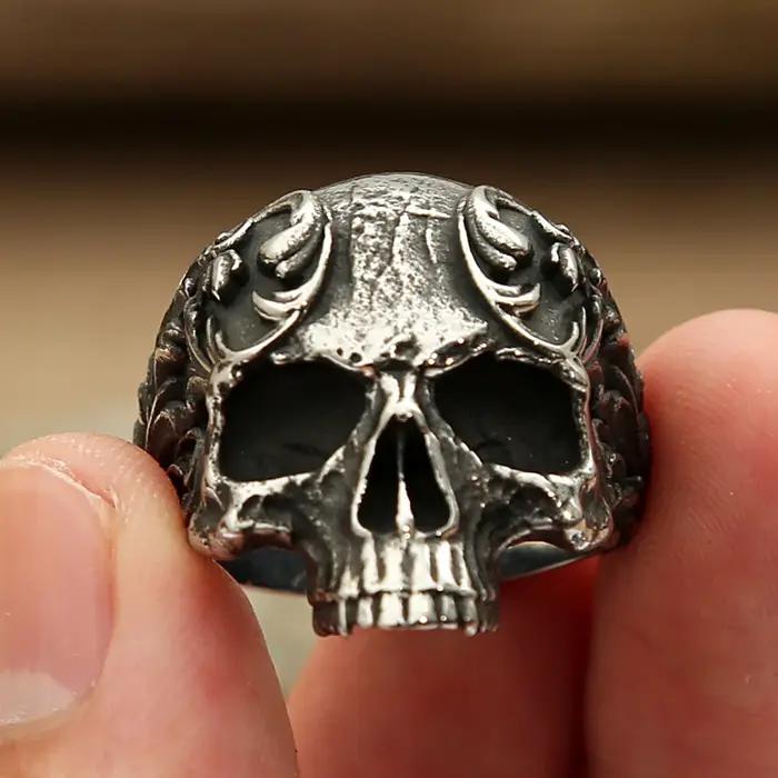 Bague gothique Vintage pour hommes et femmes