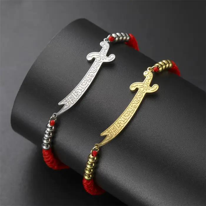 Bracelet Épée Zulfiqar Imam Ali EUEAVAN en Acier Inoxydable