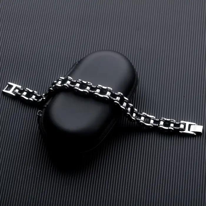 Bracelet en acier inoxydable pour hommes
