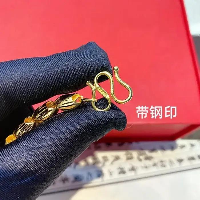Collier en or véritable 24 carats pour hommes