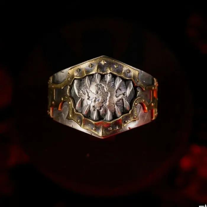 Bague Signet World Eaters 2026, Bijou Bague Berserker