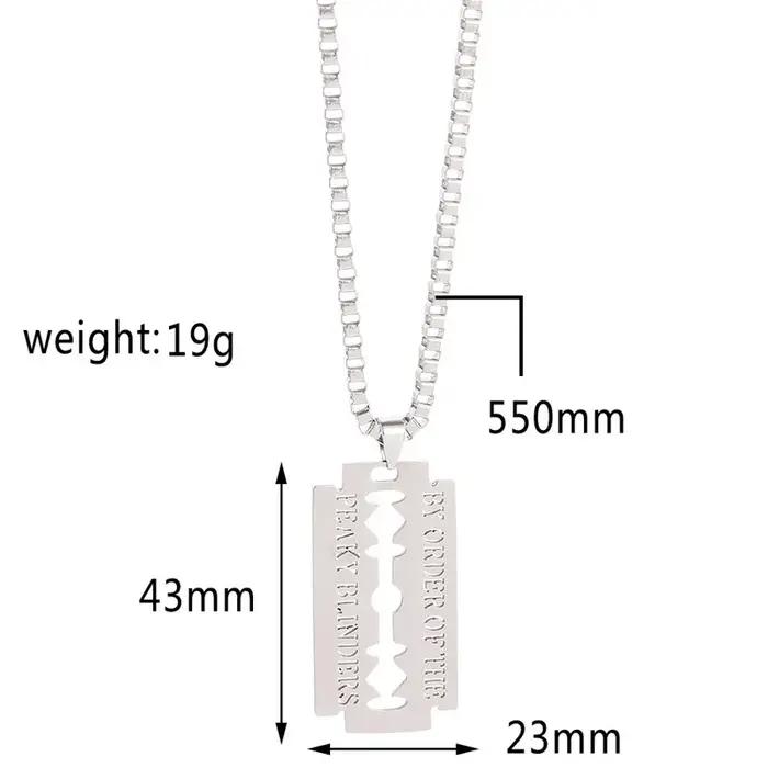 Collier hip hop pour hommes