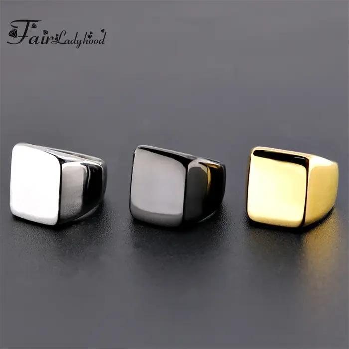 FairLadyHood-Bague punk pour homme