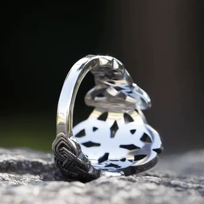 Bague Totem Vintage à nœud celtique pour hommes
