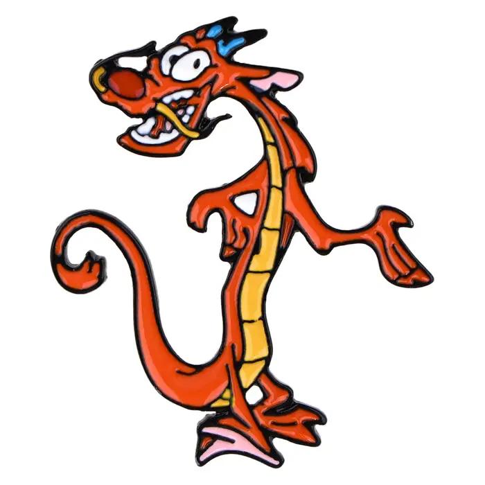 Broche en émail Red Dragon