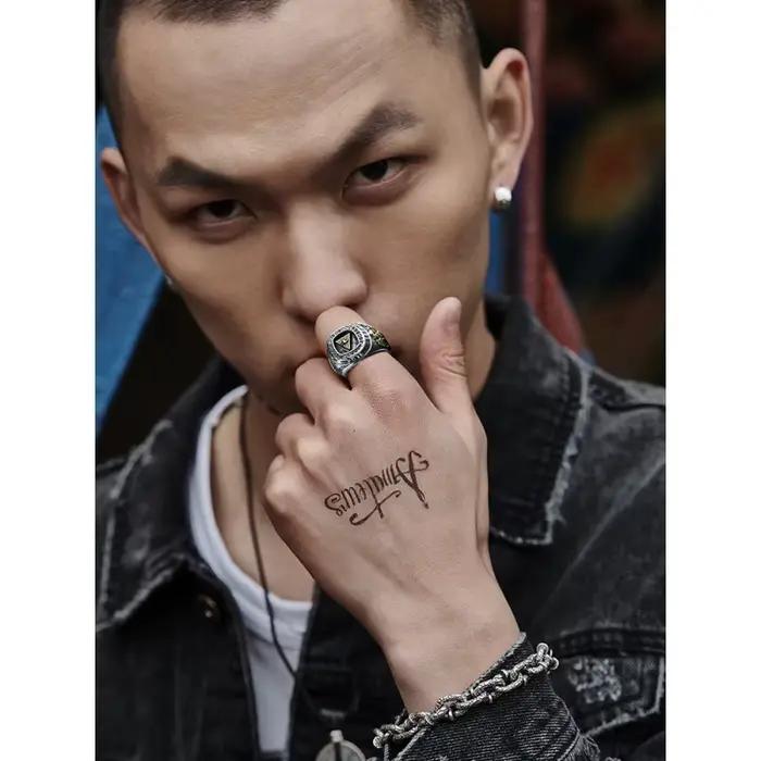 Bague en argent pour homme