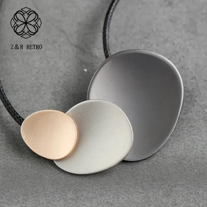 Collier long bohème avec chaîne de suspension vintage fait à la main pour femmes, cadeau d'anniversaire, bijou pour occasions spéciales