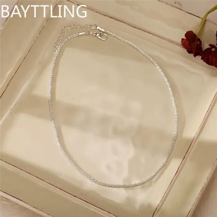 Collier en argent Sterling S925 authentique