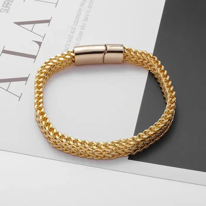 Bracelet de luxe en acier inoxydable pour hommes