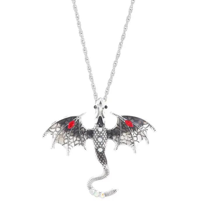 Goth Fly Dragon pendentif collier homme femme Punk
