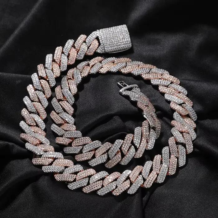 UWIN – collier chaîne cubaine à mailles fines de 20mm