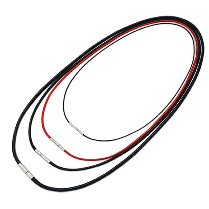 Cordon en cuir 1-3mm, chaîne en corde de cire