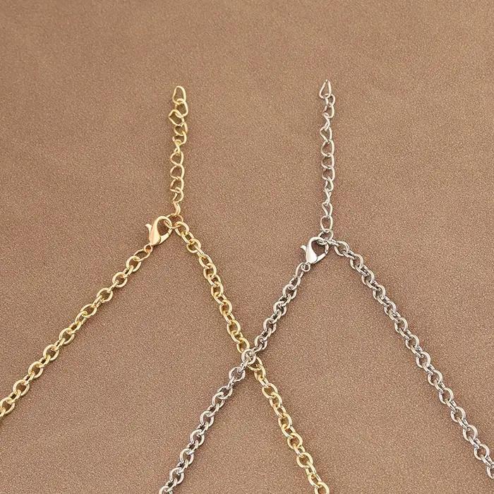 1 x Collier pendentif tribal style bohème couleur argent