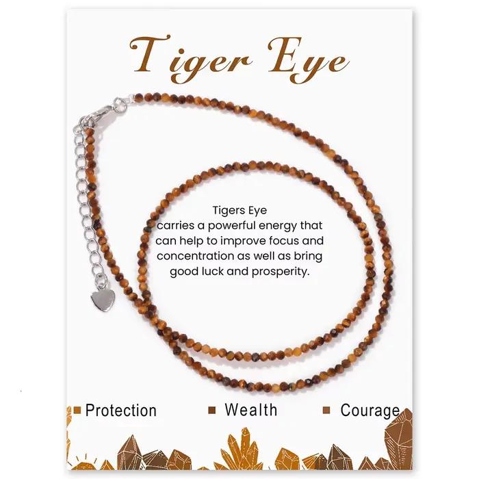 Collier en pierres semi-précieuses naturelles grenat, améthyste, quartz et obsidienne pour femmes et hommes, bijou bohème occasion spéciale