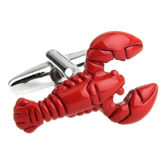 Boutons de manchette homard pour hommes