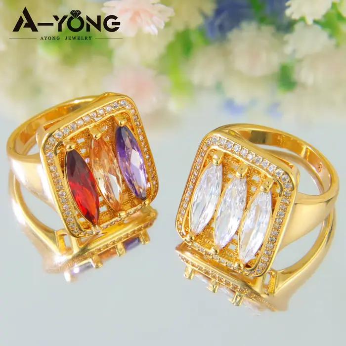 Bague de cocktail léopard en plaqué or 24 carats style punk italien pour femmes occasions spéciales et parties
