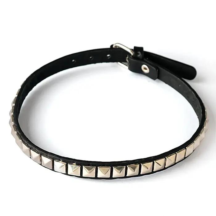 Collier mort Note Misa Amanes, ras du cou en cuir pour hommes et femmes, Hip Hop Punk, Rivet, bijoux Cosplay, cadeaux