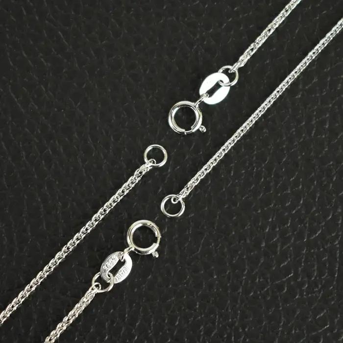 Collier en argent Sterling S925 pour hommes et femmes
