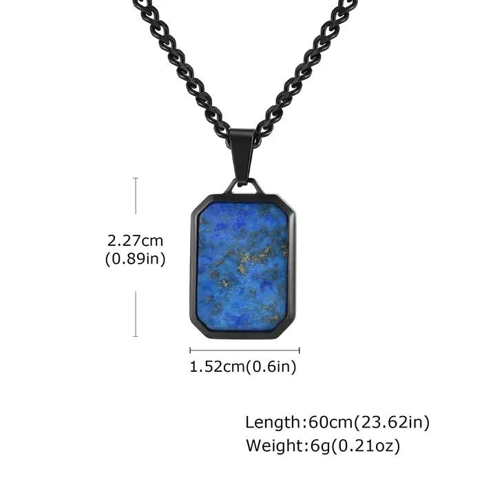 Collier tendance en acier inoxydable pour hommes