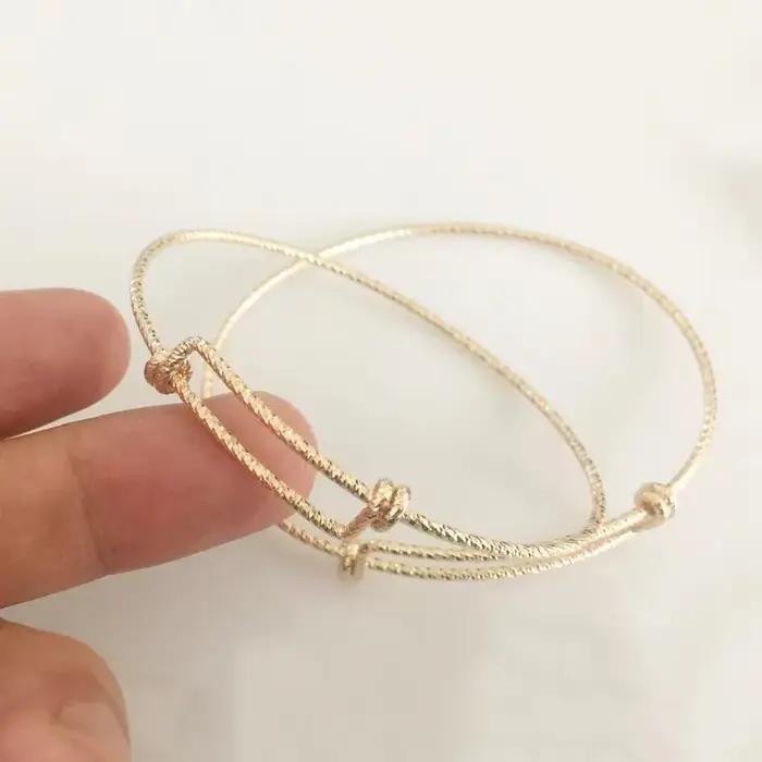 Bracelet Boho Vintage réglable or 14K pour femmes occasions spéciales elegance design géométrique breloques cadeau de demoiselle d'honneur soirée chic