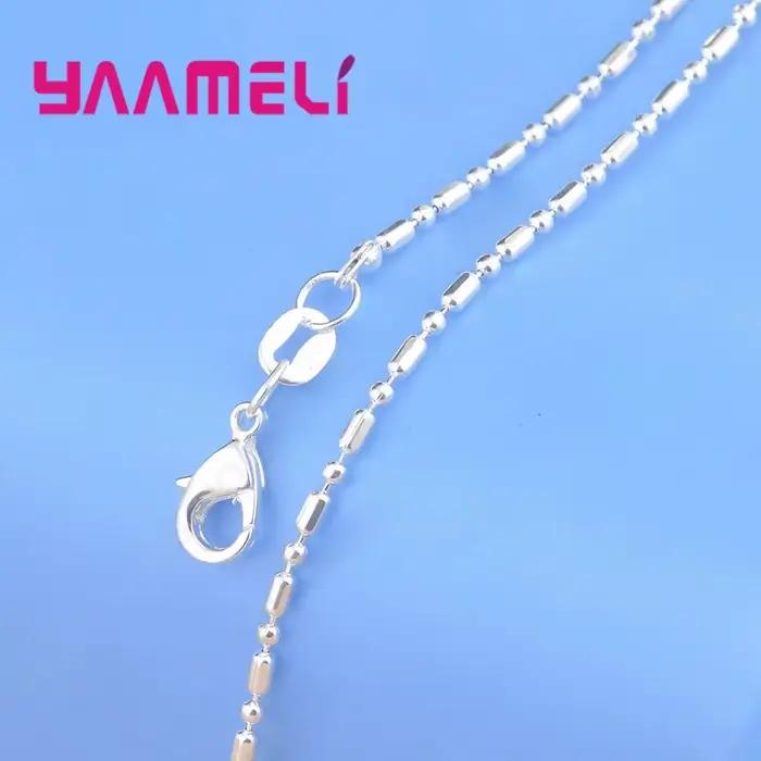 Grande vente échantillon commande 20 pièces mélange 20 Styles 18 "véritable 925 argent Sterling couleur lien collier ensemble chaînes + fermoirs à homard
