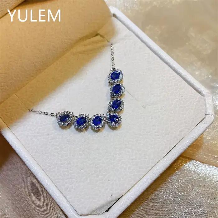 Collier en émeraude naturelle, pendentif en argent sterling S925 avec pierre précieuse vibrante, bij