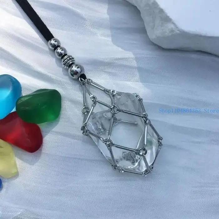 Collier pendentif en maille