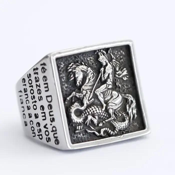 Bague Vintage en acier inoxydable 316L pour hommes, nouveau Design spécial, bague de chevalier à la mode pour hommes, bijoux fantaisie chics, livraison gratuite, 2023