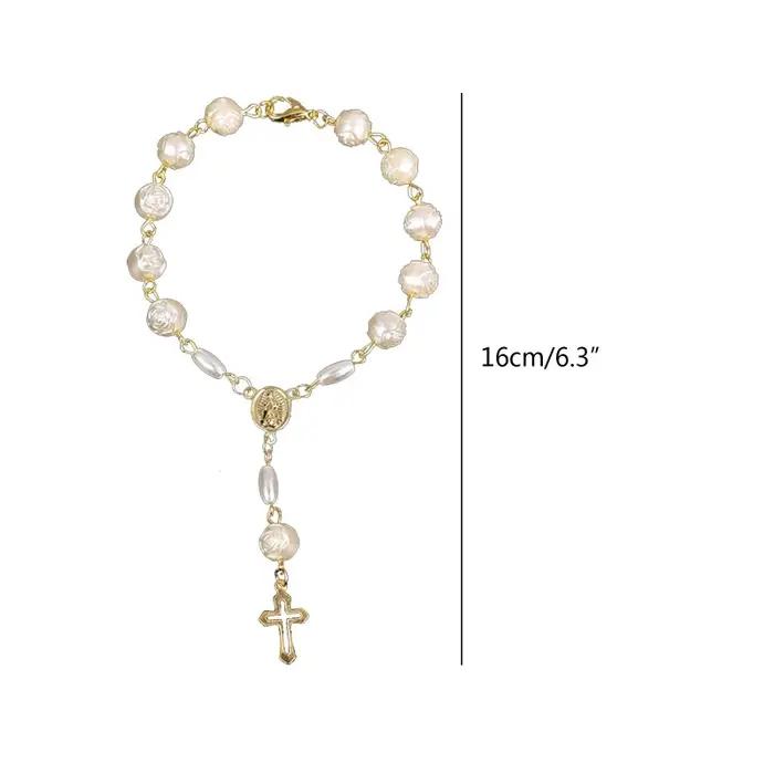 Bracelet chapelet en perles