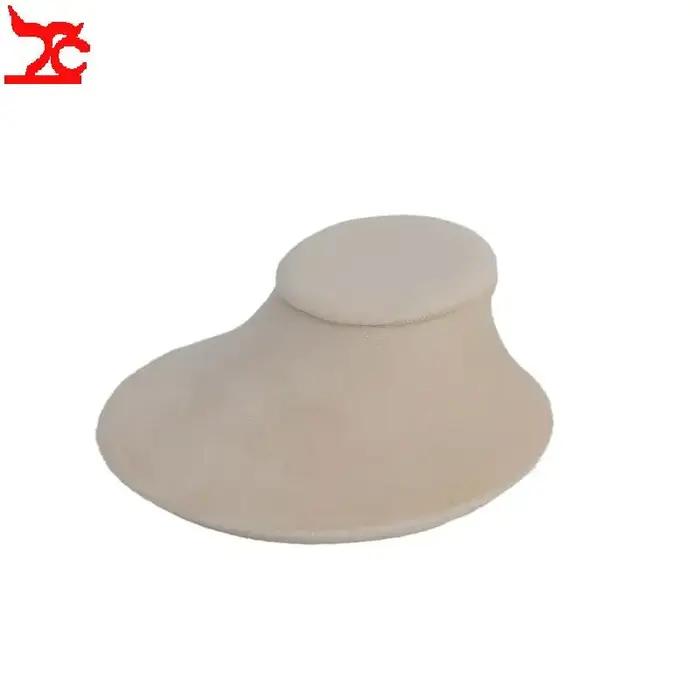 Présentoir de Bijoux en Velours pour Collier, Pendentif, Modèle de Cou, Perle