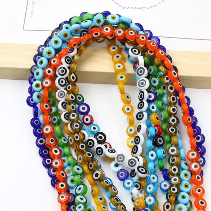 Bracelet mauvais œil en verre pour femme