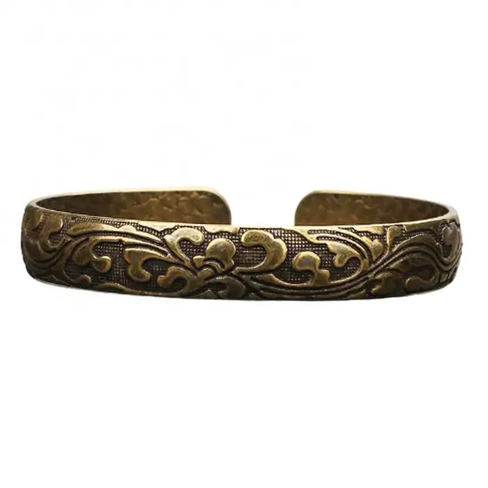 Bracelet à Main Réglable en Laiton pour Homme et Femme, Bijoux de Jour de Léon, Manchette, Cadeau de ixde Mariage