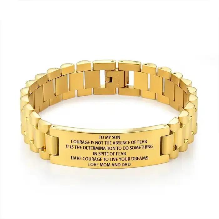 Bracelet personnalisé avec photo pour homme