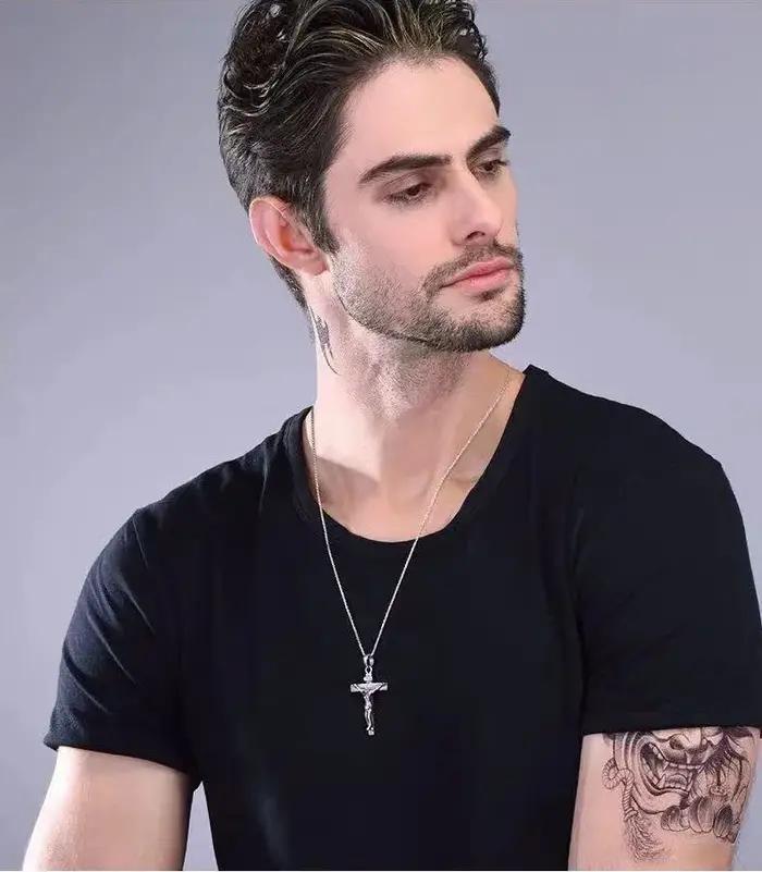 Chimcross-Collier pendentif de couple charmant pour hommes et femmes