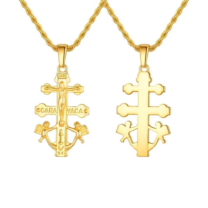 Collier Croix de Caravaca