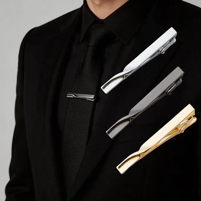 Pince à cravate élégante et classique pour homme