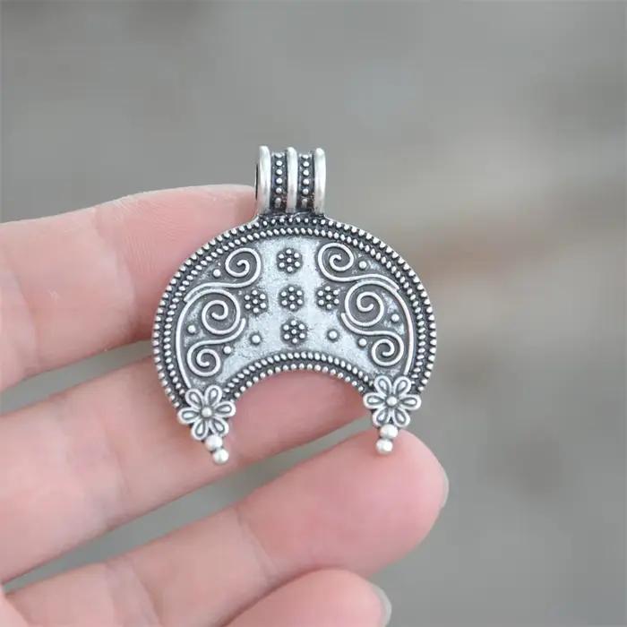 Nostalgie slave Lunula croissant de lune bijoux Moravia Lunitsa esclaves Viking pendentif collier pour femmes cadeaux