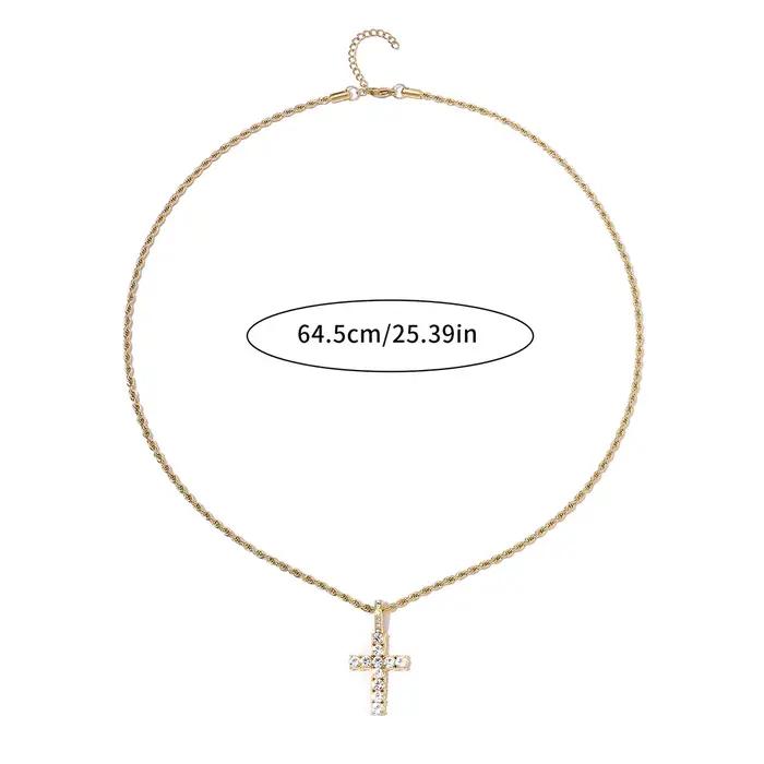 Collier croix pour hommes